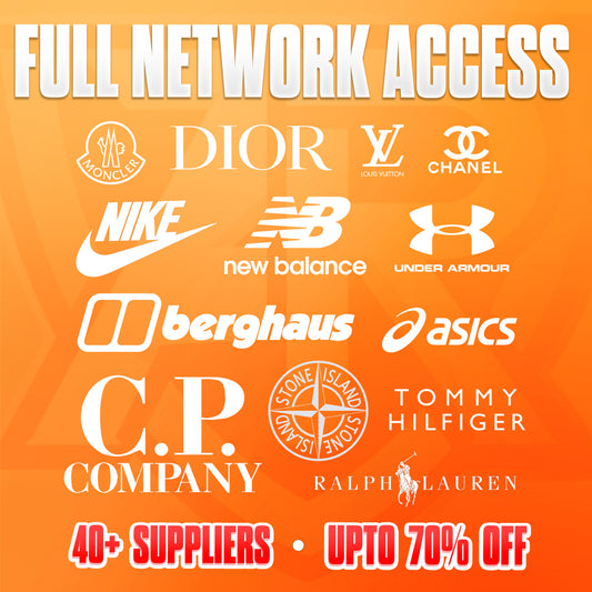 Full Network Access Every Supplier On The Website & VIP 1-1 Mentoring