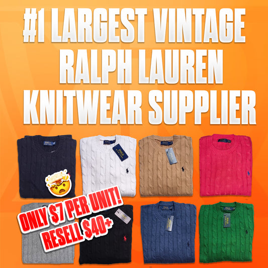 #1 Vintage Ralph Lauren Knitwear Supplier